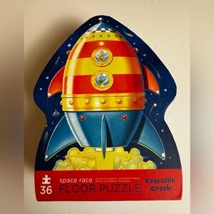 Space Race Rocket large pieces quality Puzzle for 3 year olds plus